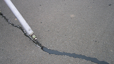 沥青路面混凝土裂缝修补